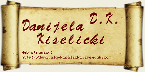 Danijela Kiselički vizit kartica